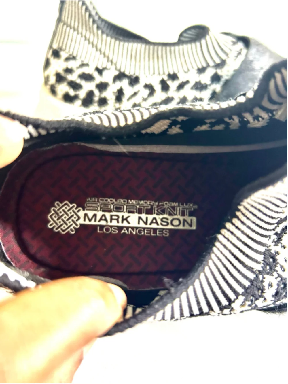 Mark Nason Sketchers Modern Jogger 2.0 Sanctuary leopard/zebra print Wmn size 10